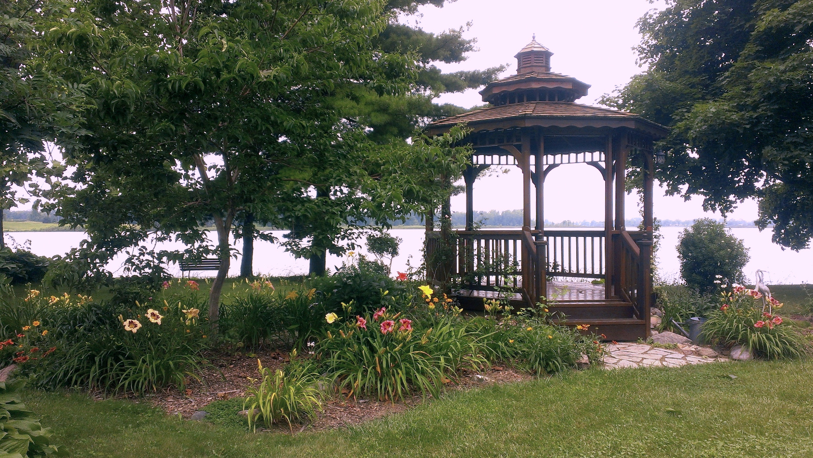 Front of Cedar Gazebo